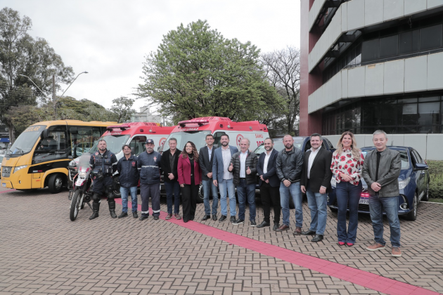 Cascavel reforça frota municipal com 8 novos veículos para saúde, segurança, educação e assistência social