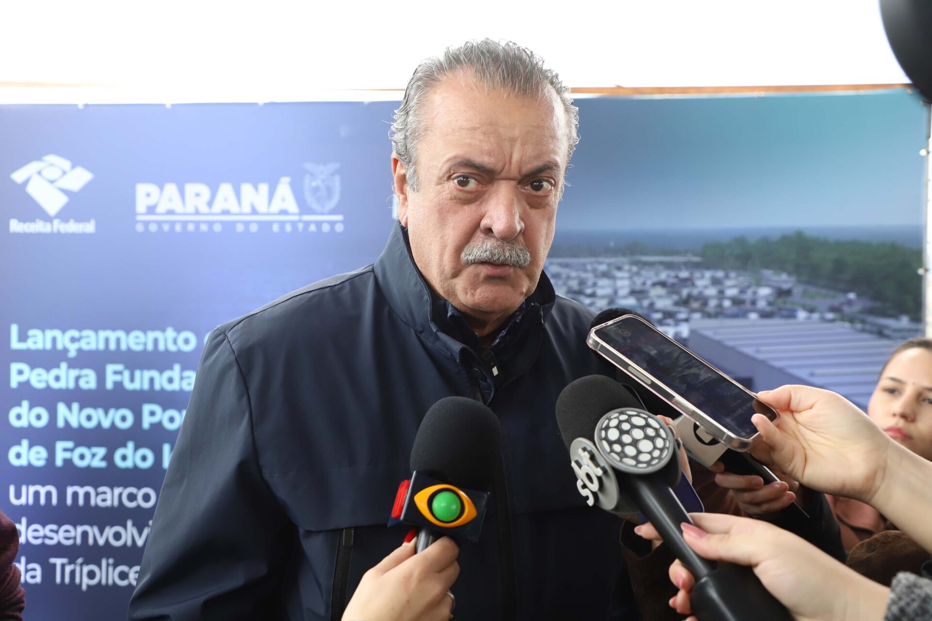 2 mil caminhões por dia: novo Porto Seco de Foz do Iguaçu tem pedra fundamental lançada
