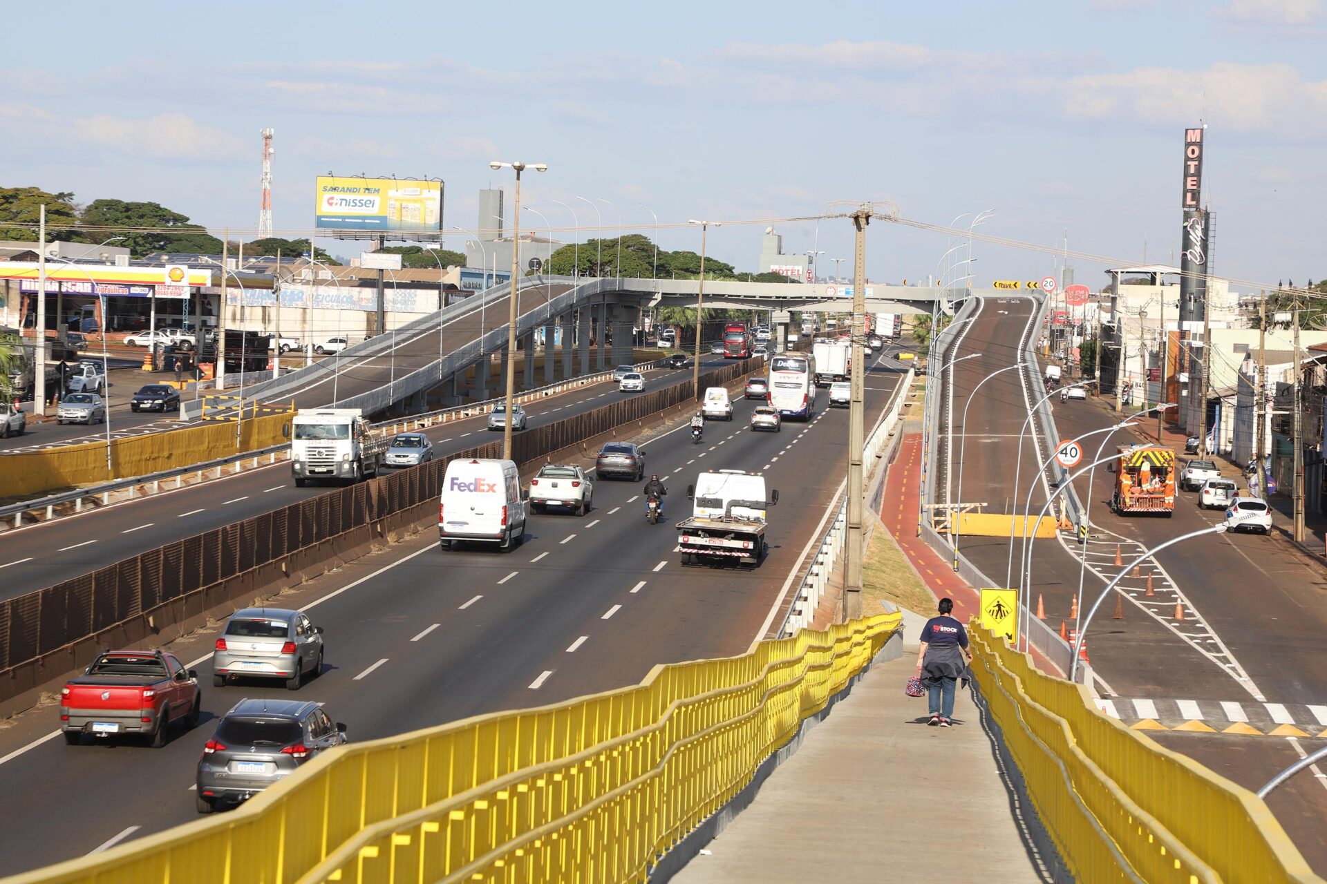 Solução logística: governador inaugura viadutos para desafogar o trânsito em Sarandi
