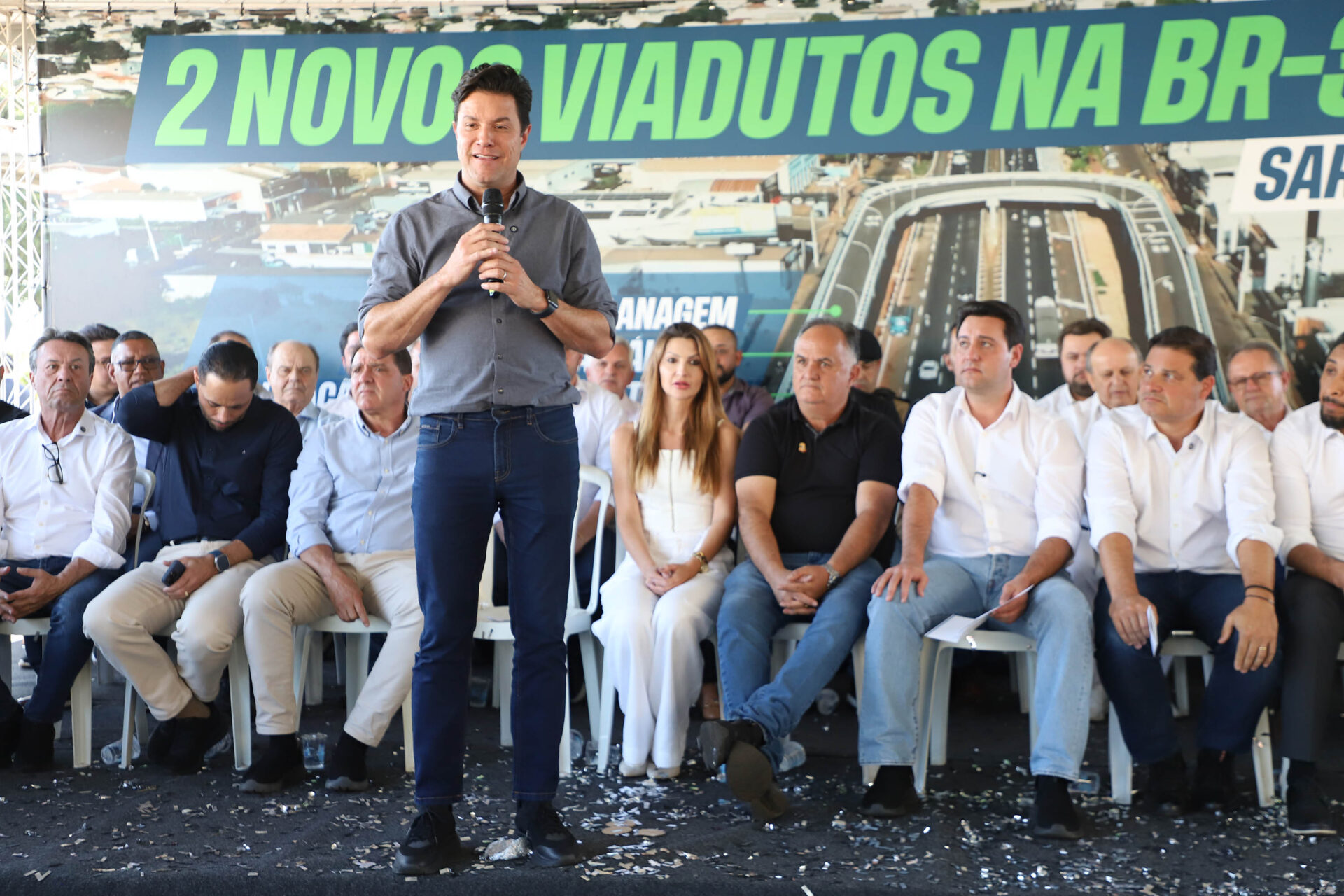 Solução logística: governador inaugura viadutos para desafogar o trânsito em Sarandi