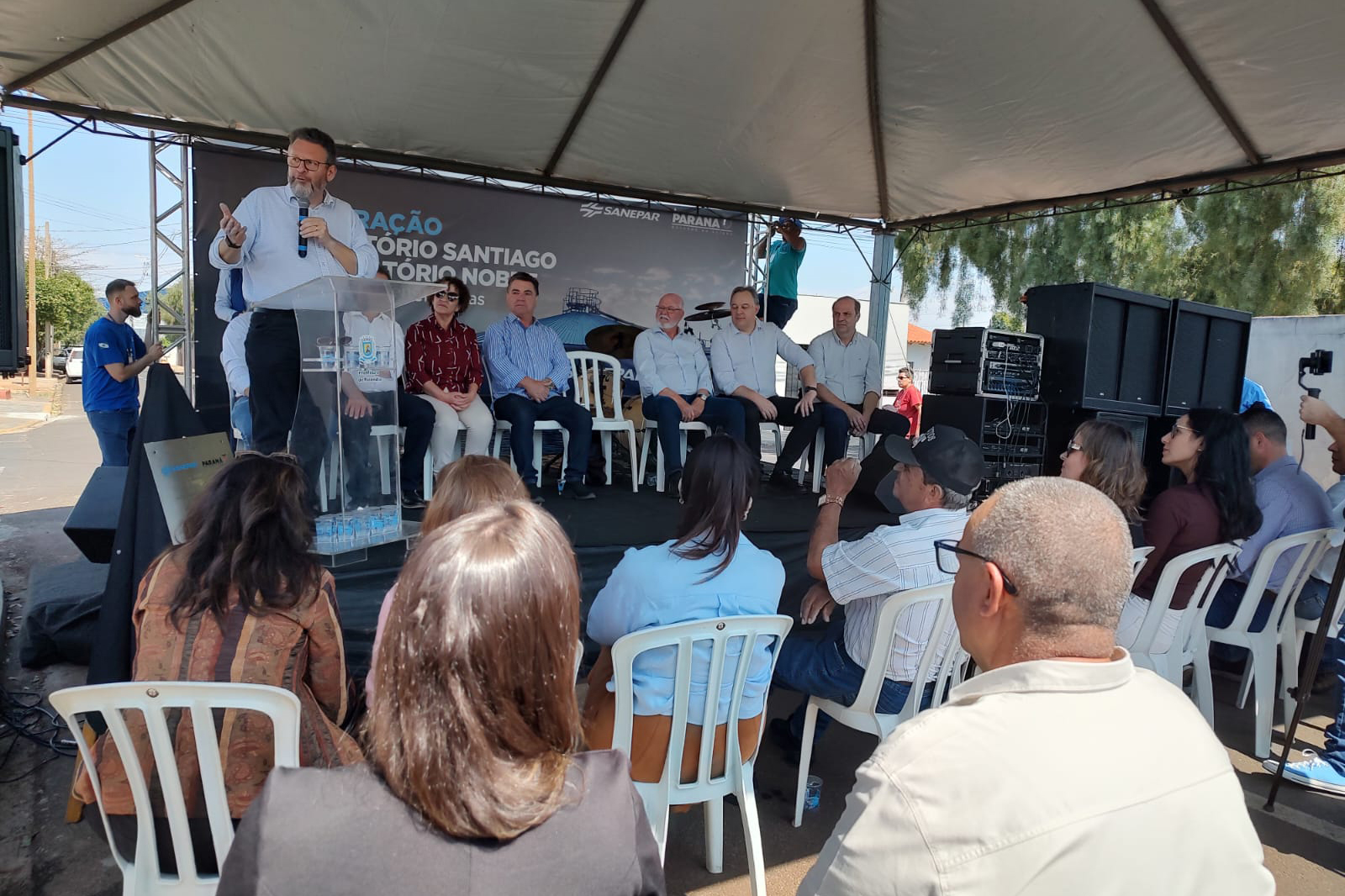 Sanepar entrega reservatórios em Rolândia e amplia em 35% a capacidade de armazenamento