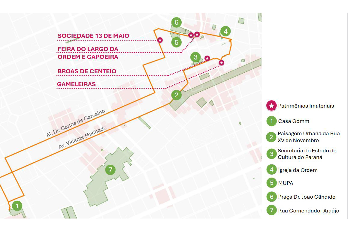 Treino cultural: ação promove corrida pelos patrimônios do Estado e de Curitiba
