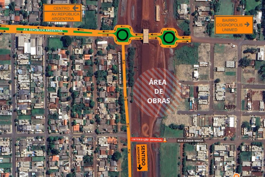 Perimetral Leste de Foz do Iguaçu terá tráfego liberado embaixo de novo viaduto