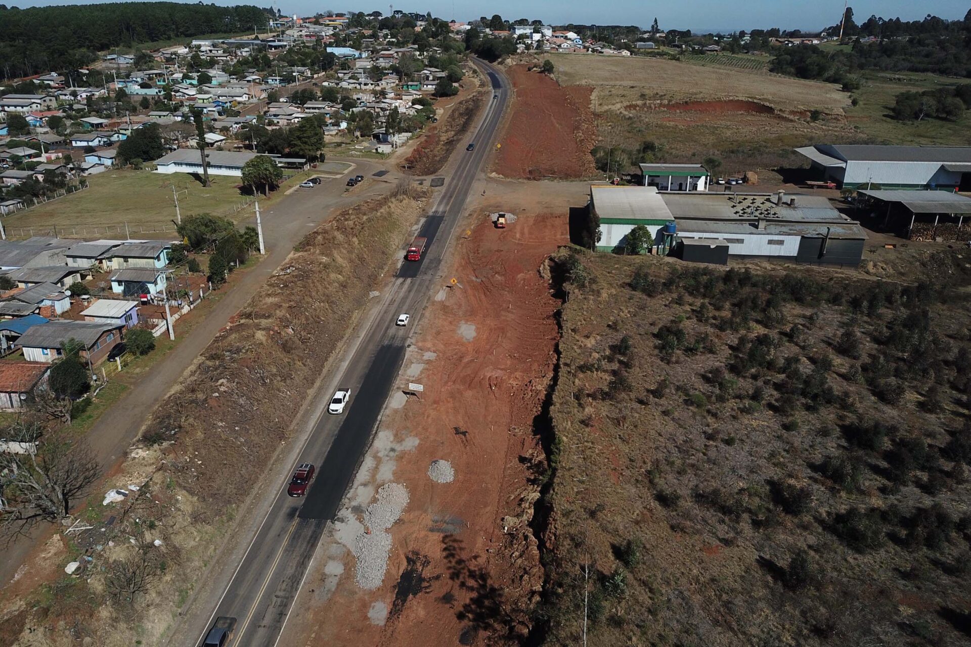 Duplicação em concreto da PRC-466 entre Guarapuava e Palmeirinha chega a 45,97%