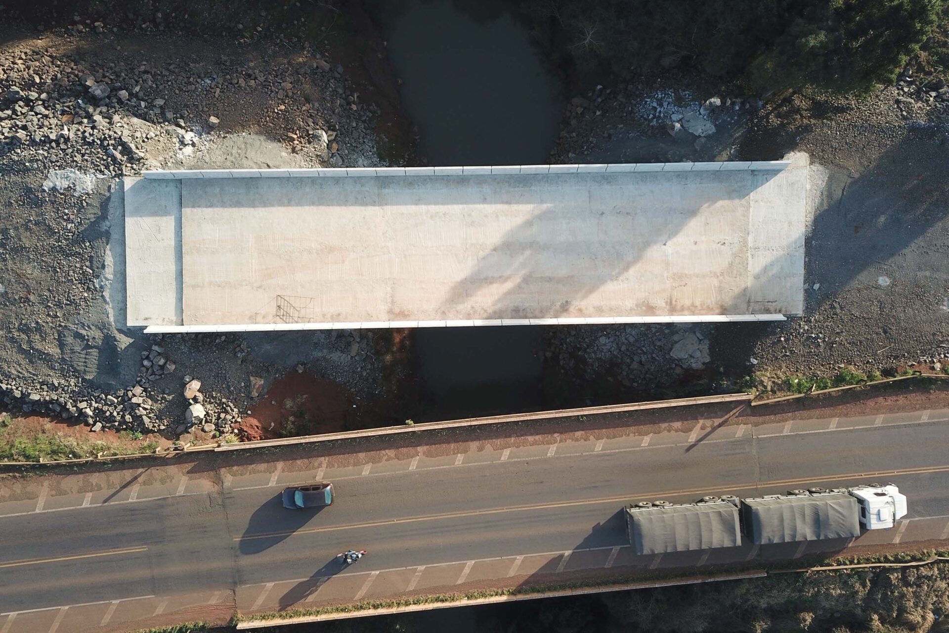 Duplicação em concreto da PRC-466 entre Guarapuava e Palmeirinha chega a 45,97%