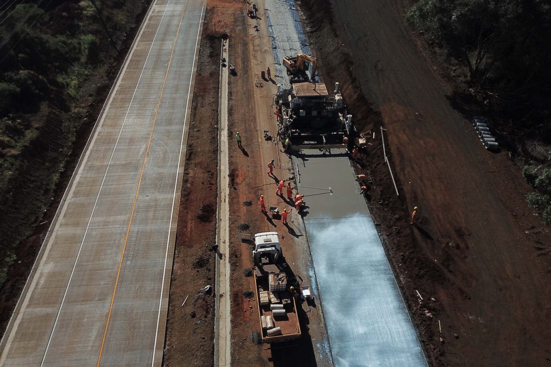 Duplicação em concreto da PRC-466 entre Guarapuava e Palmeirinha chega a 45,97%