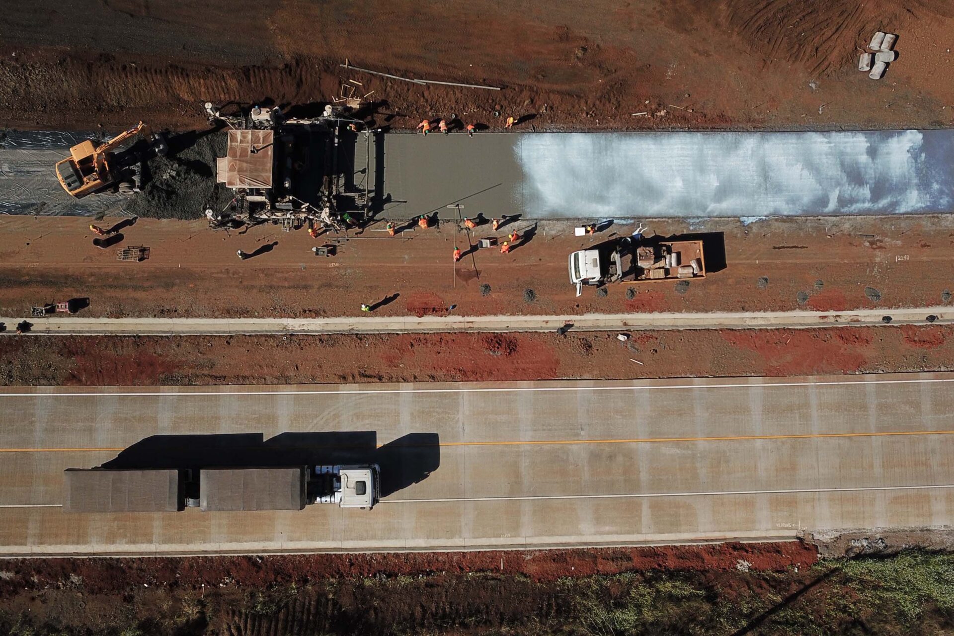 Duplicação em concreto da PRC-466 entre Guarapuava e Palmeirinha chega a 45,97%