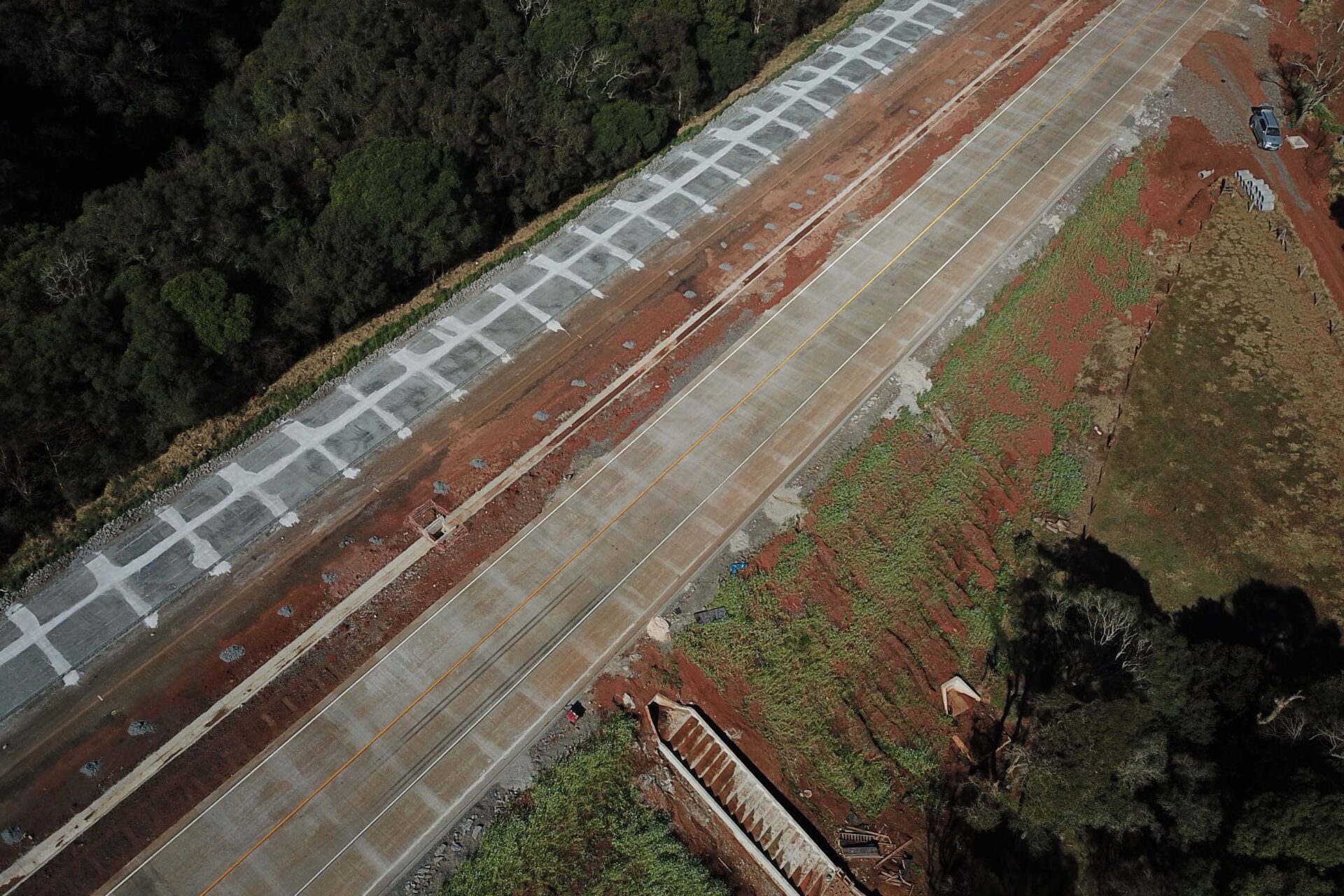 Duplicação em concreto da PRC-466 entre Guarapuava e Palmeirinha chega a 45,97%