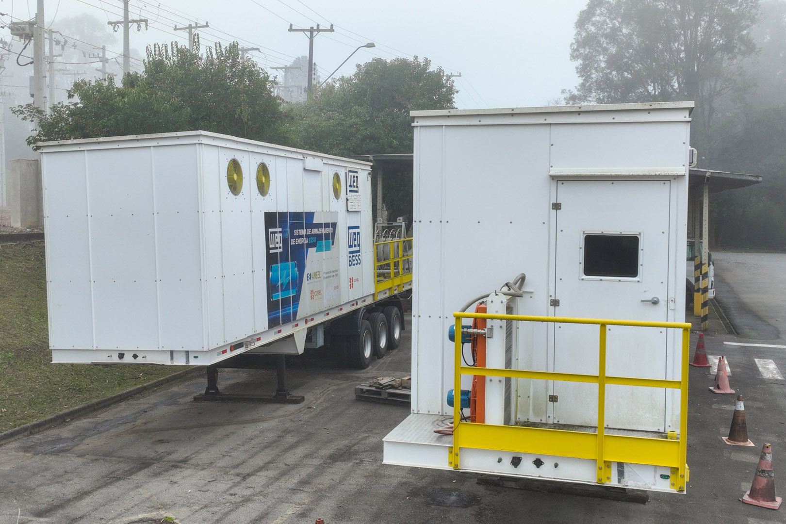 Superbateria móvel da Copel reforça estrutura energética regional de Palmital