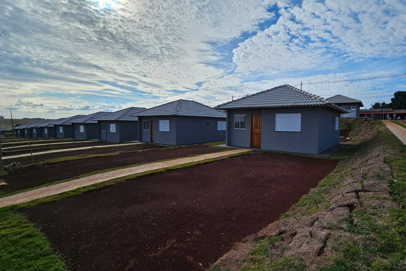Estado investe R$ 900 mil em novo residencial de 47 casas em Vera Cruz do Oeste