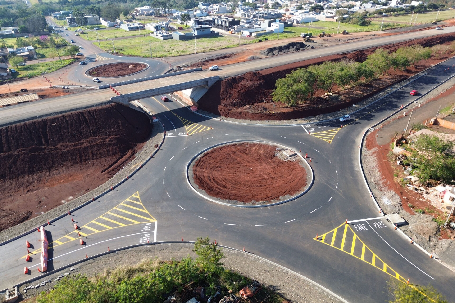 Obras da Perimetral Leste de Foz do Iguaçu avançam e chegam a 75% de execução