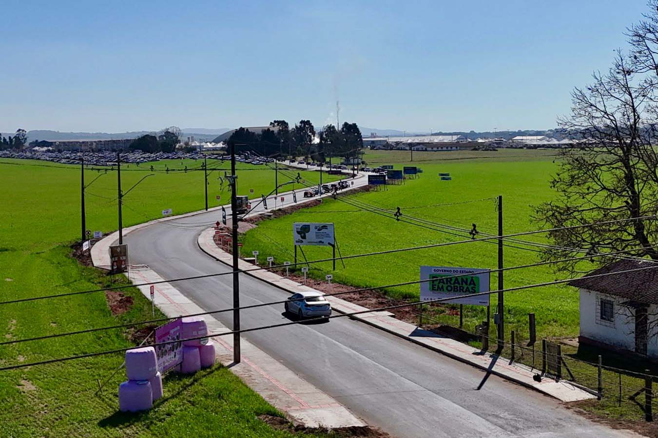 Ratinho Junior anuncia conclusão da pavimentação de Castro ao distrito do Socavão