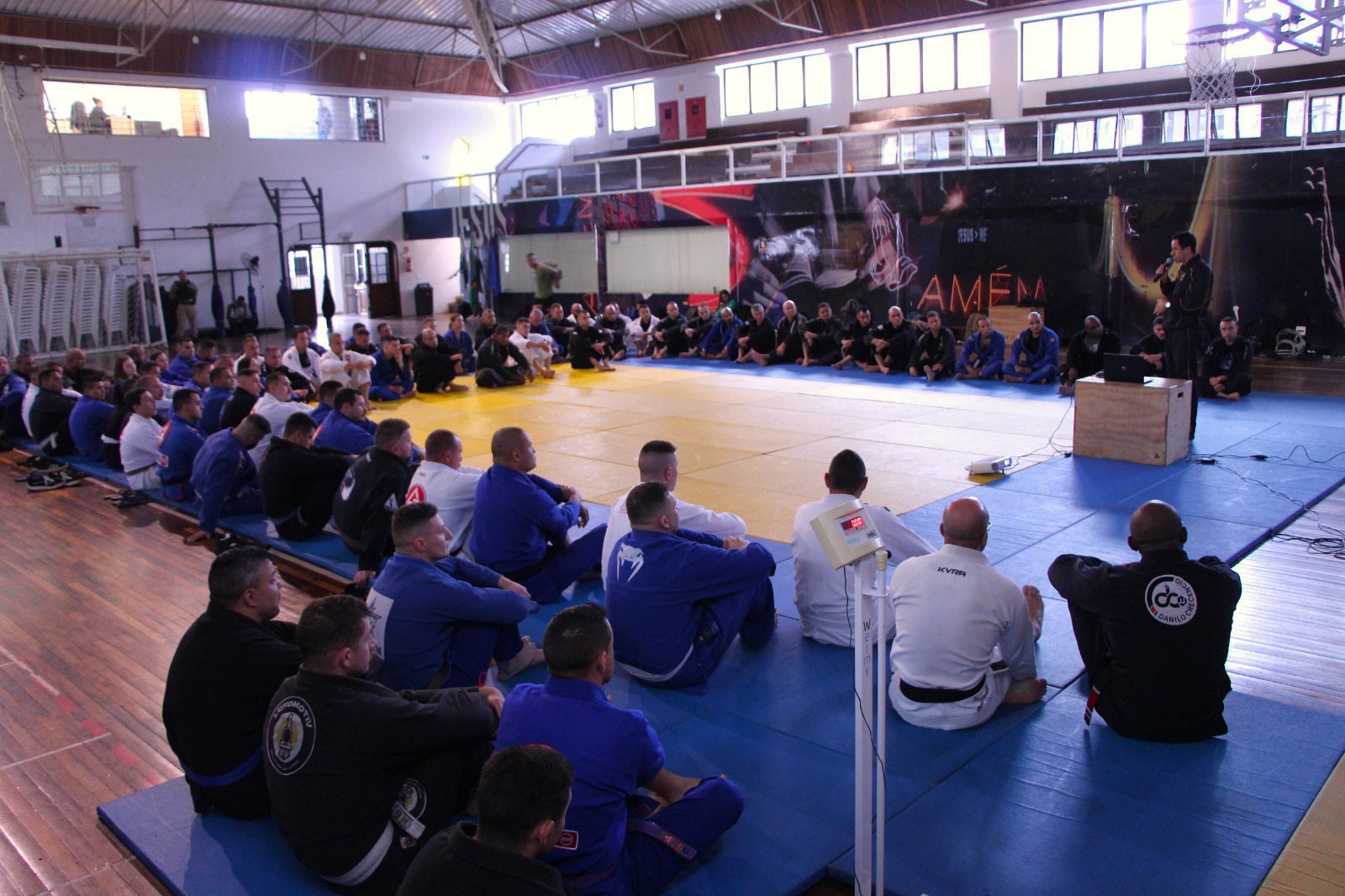 Após pesagem, competidores disputam 1ª Copa PMPR de Jiu-Jitsu neste sábado