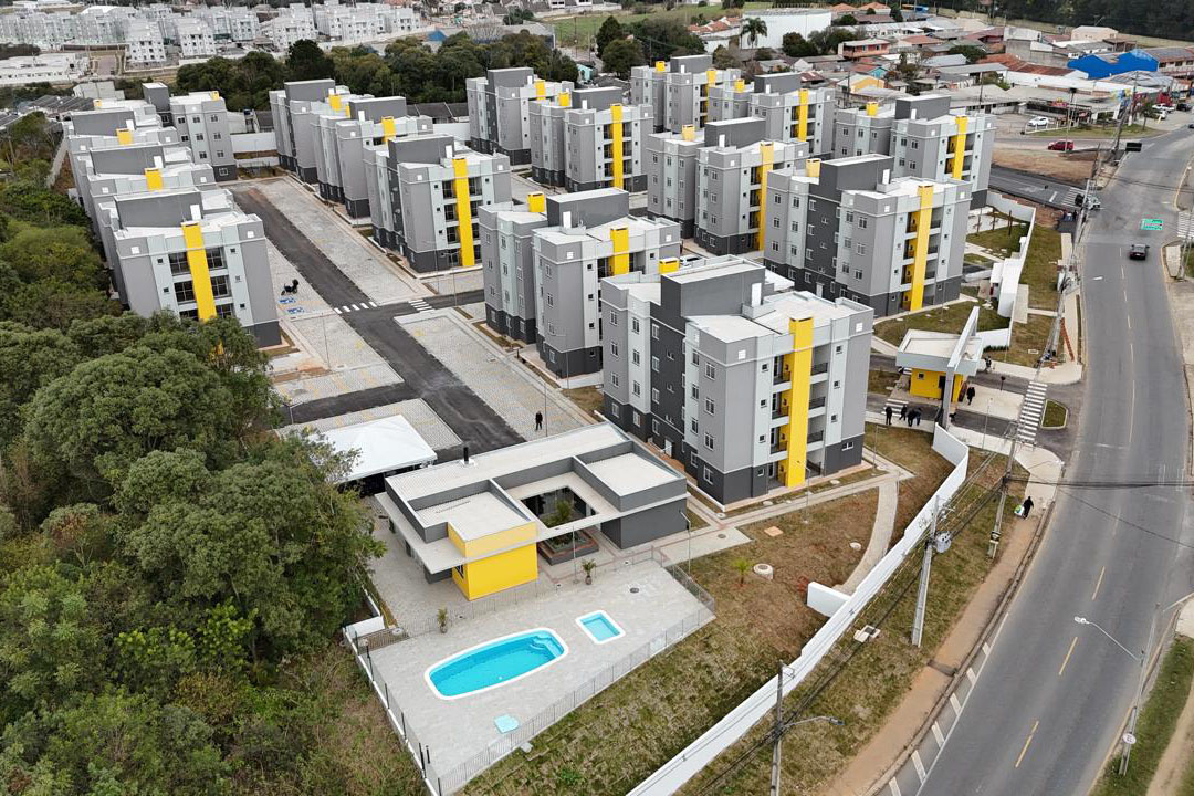 Programa Casa Fácil Paraná: residencial com 255 unidades é entregue em Araucária