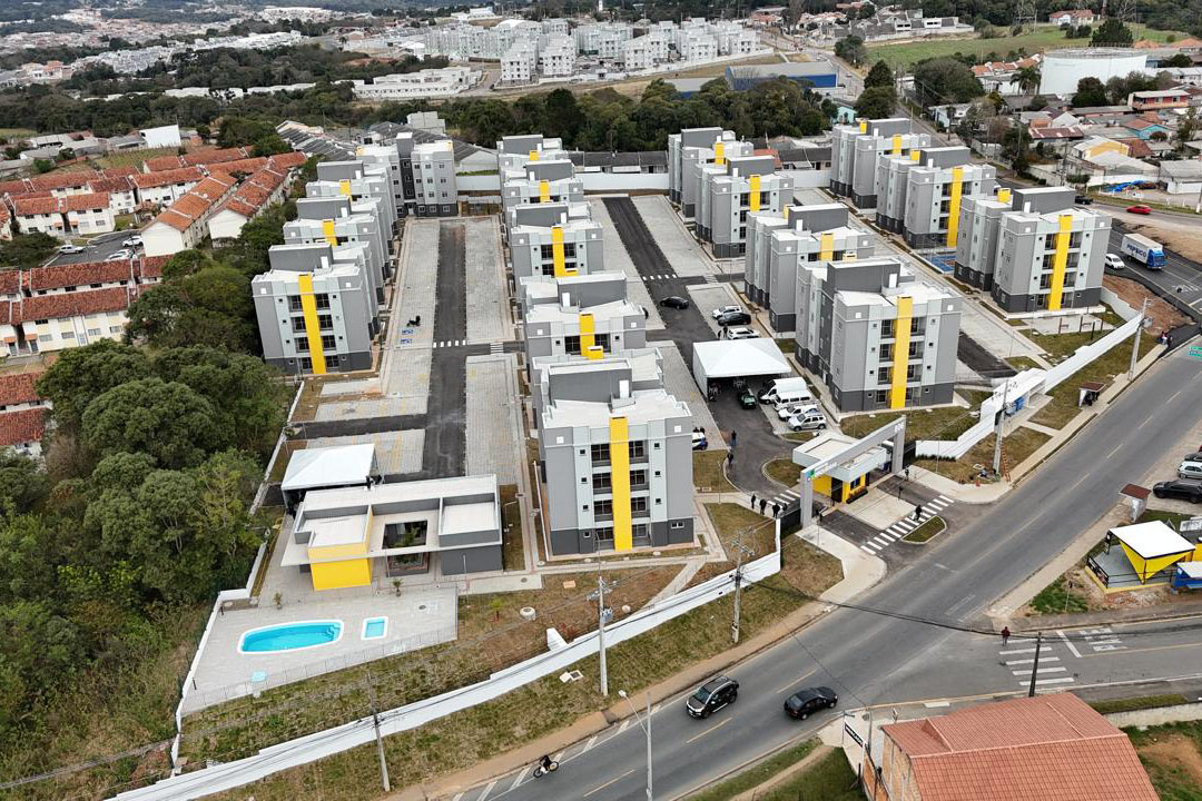 Programa Casa Fácil Paraná: residencial com 255 unidades é entregue em Araucária