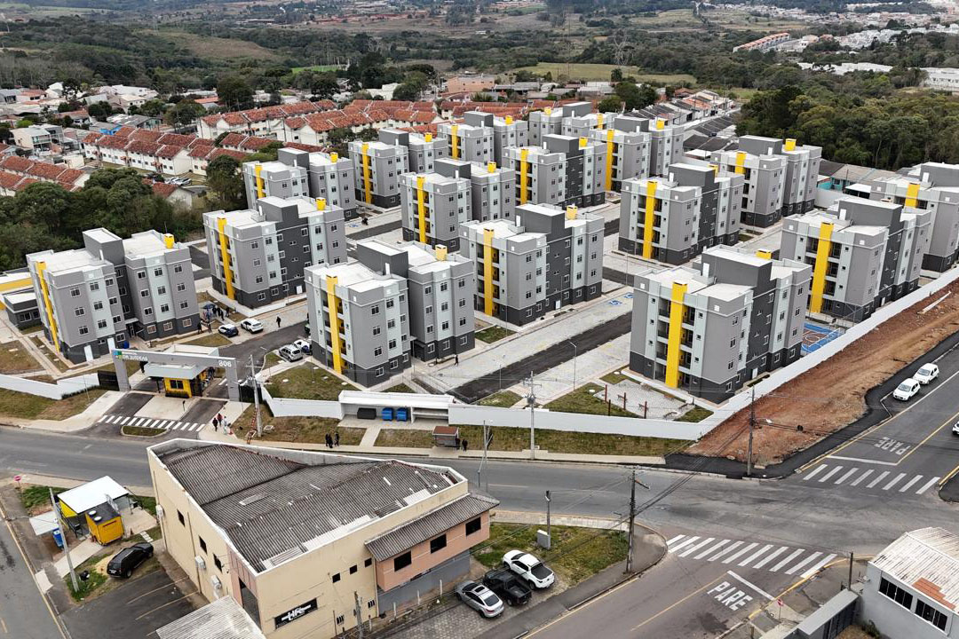 Programa Casa Fácil Paraná: residencial com 255 unidades é entregue em Araucária