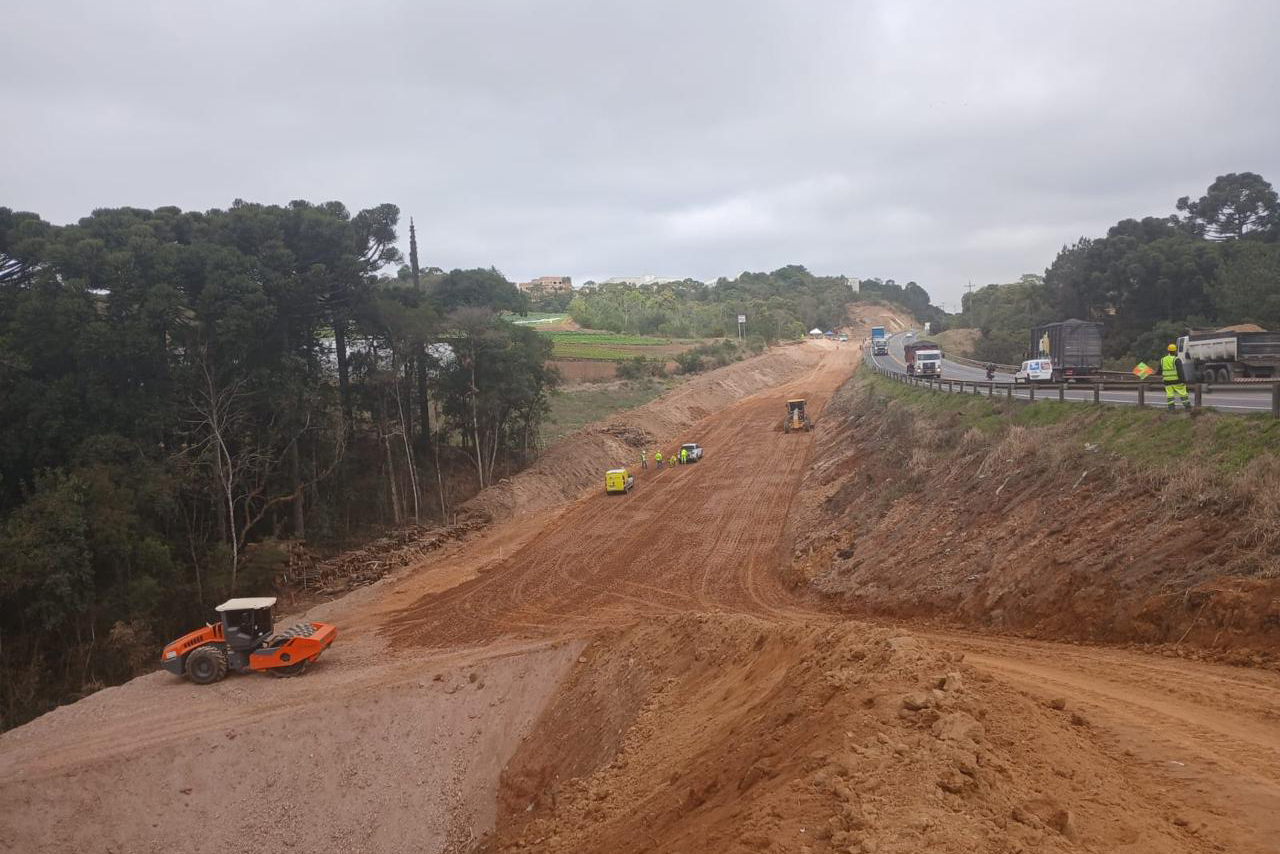 Região Metropolitana de Curitiba tem grandes obras rodoviárias em andamento