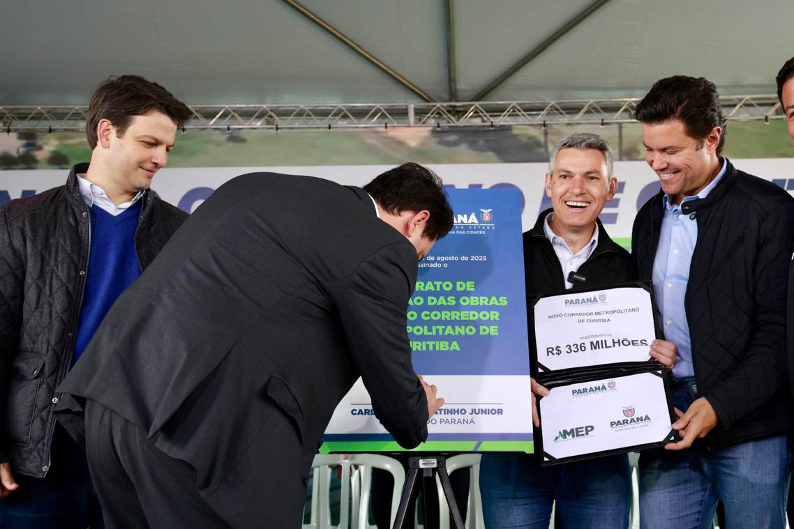 Investimento de R$ 336 milhões: governador autoriza obras do novo Contorno Sul de Curitiba