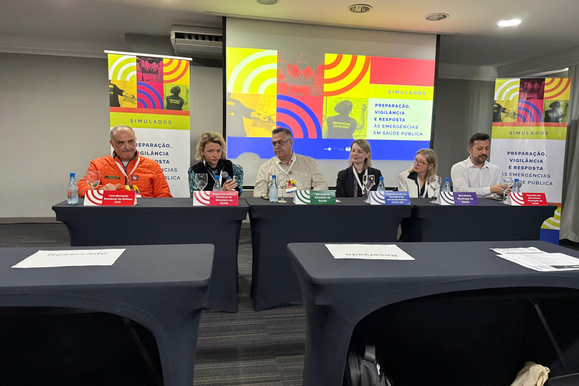 Saúde realiza simulado para resposta e vigilância em desastres por chuvas intensas