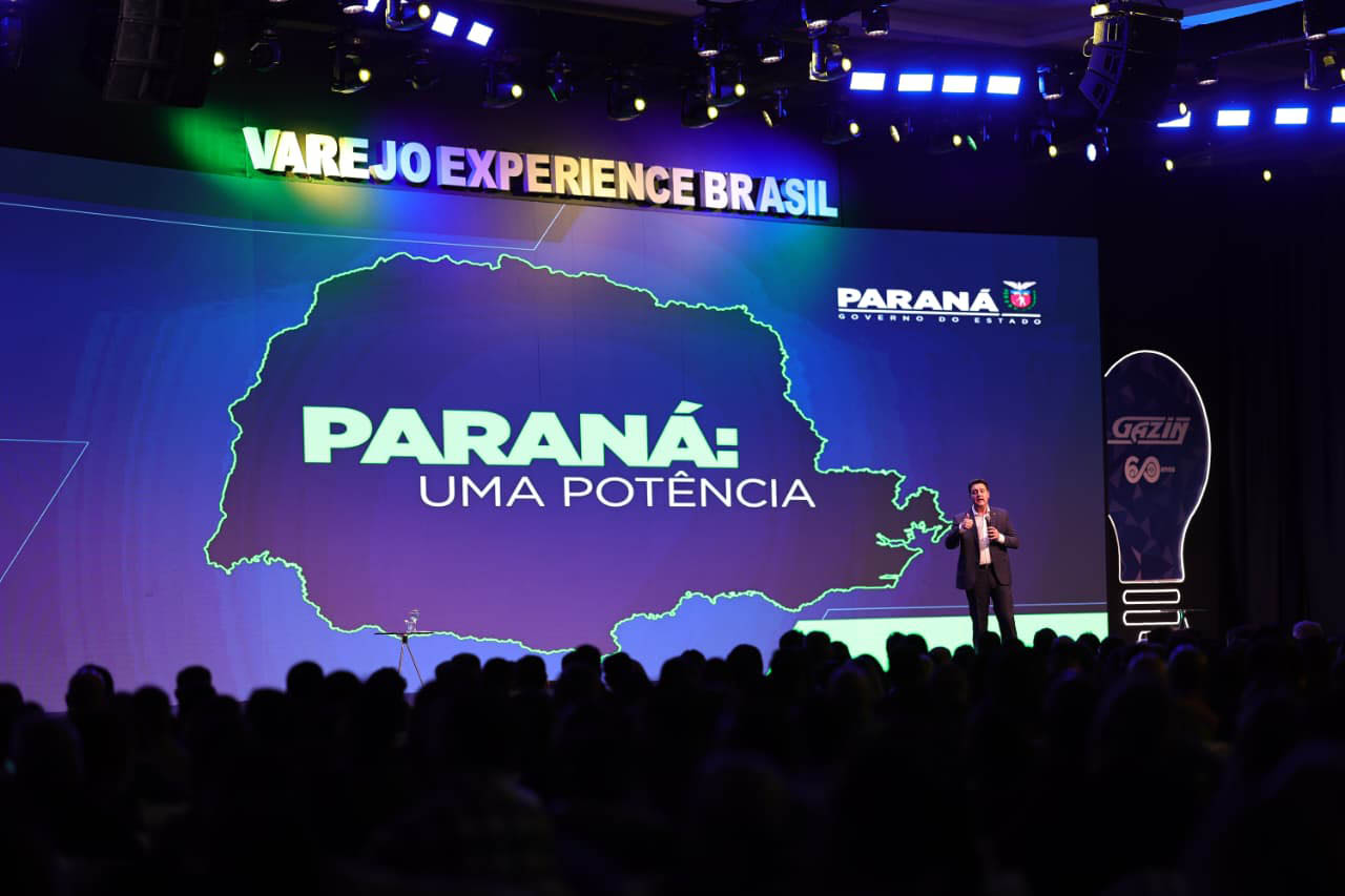 Governador apresenta avanços econômicos do Paraná durante Varejo Experience Brasil