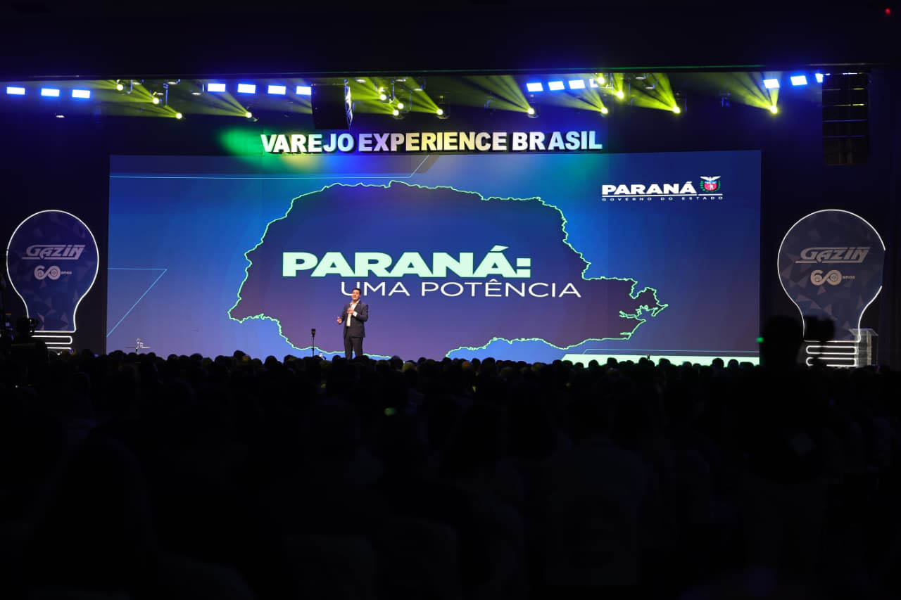 Governador apresenta avanços econômicos do Paraná durante Varejo Experience Brasil