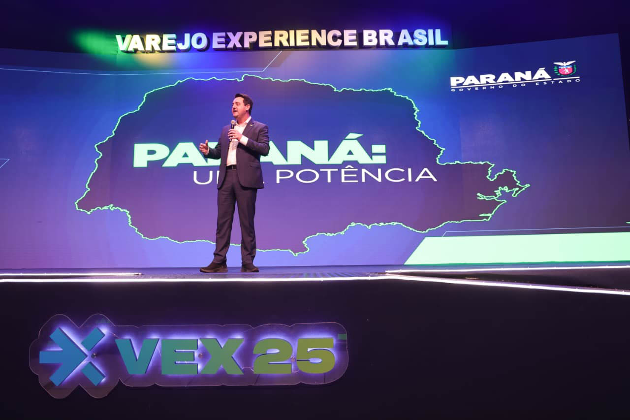 Governador apresenta avanços econômicos do Paraná durante Varejo Experience Brasil