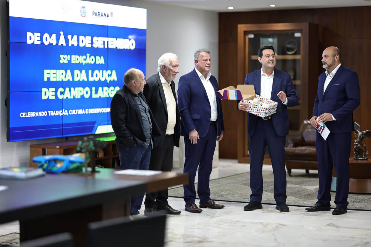Com apoio do Estado, Campo Largo recebe a 32ª Feira da Louça na próxima semana