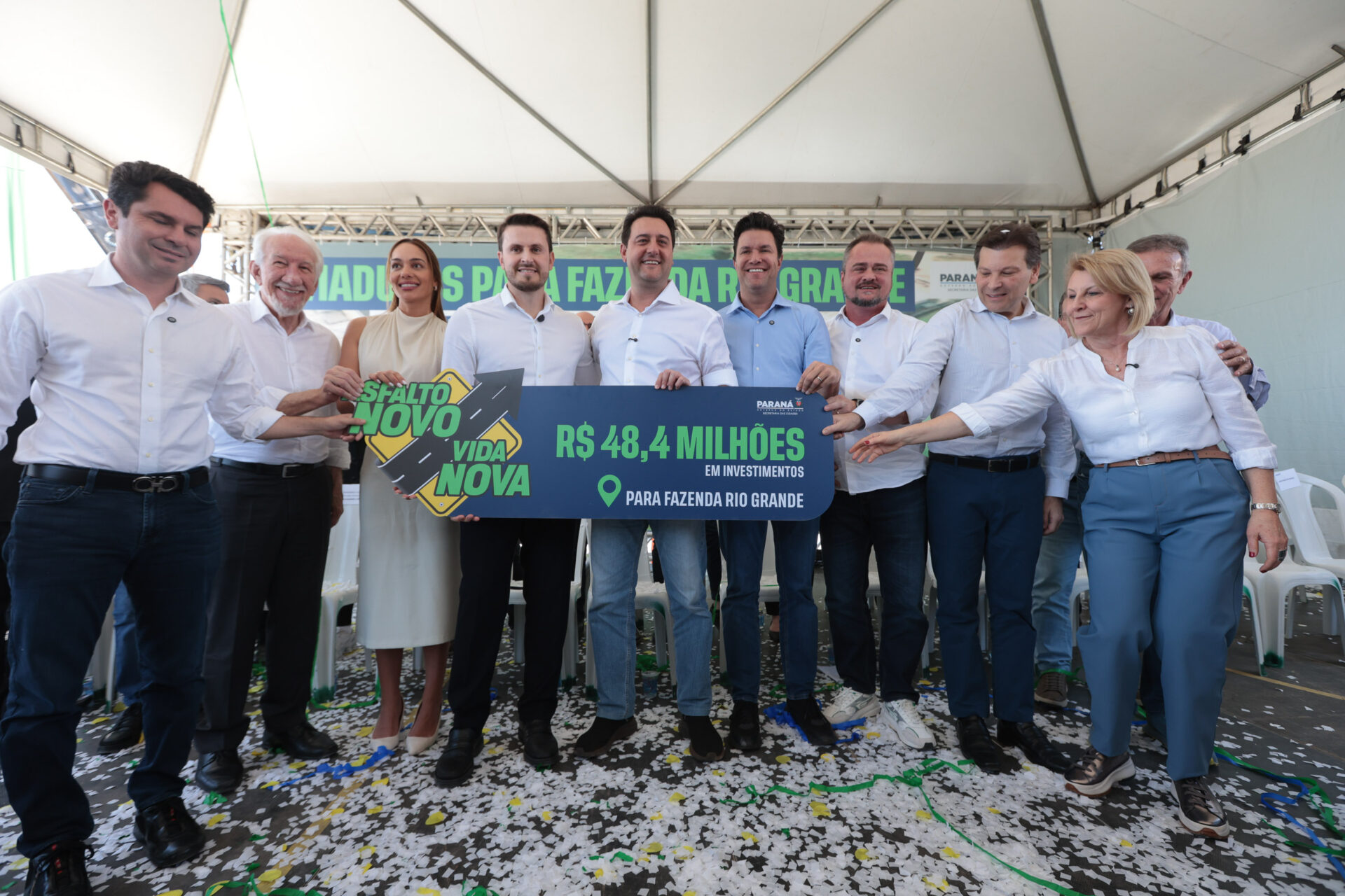 Estado e Fazenda Rio Grande firmam convênio de R$ 96 milhões para viadutos na BR-116