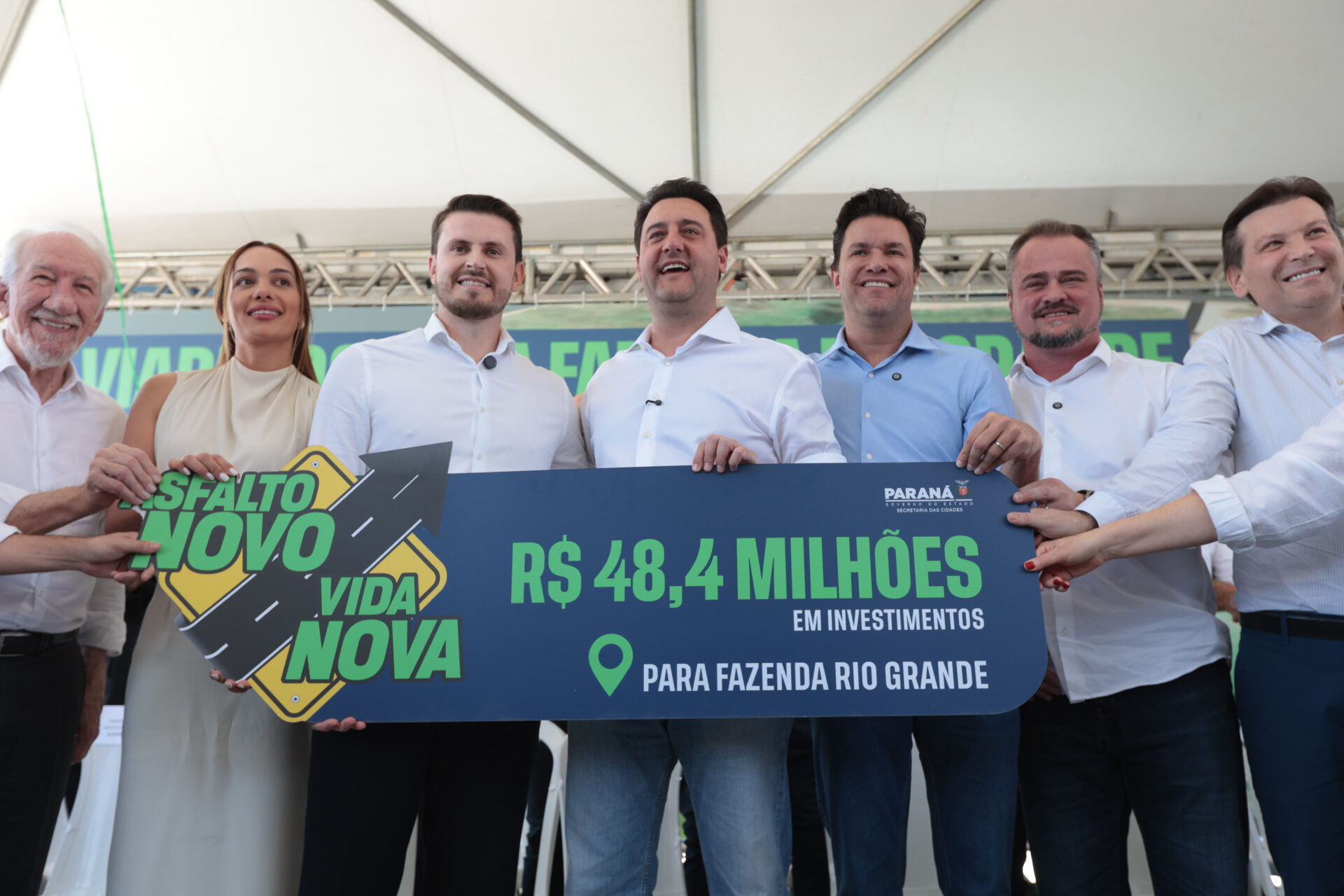Estado e Fazenda Rio Grande firmam convênio de R$ 96 milhões para viadutos na BR-116