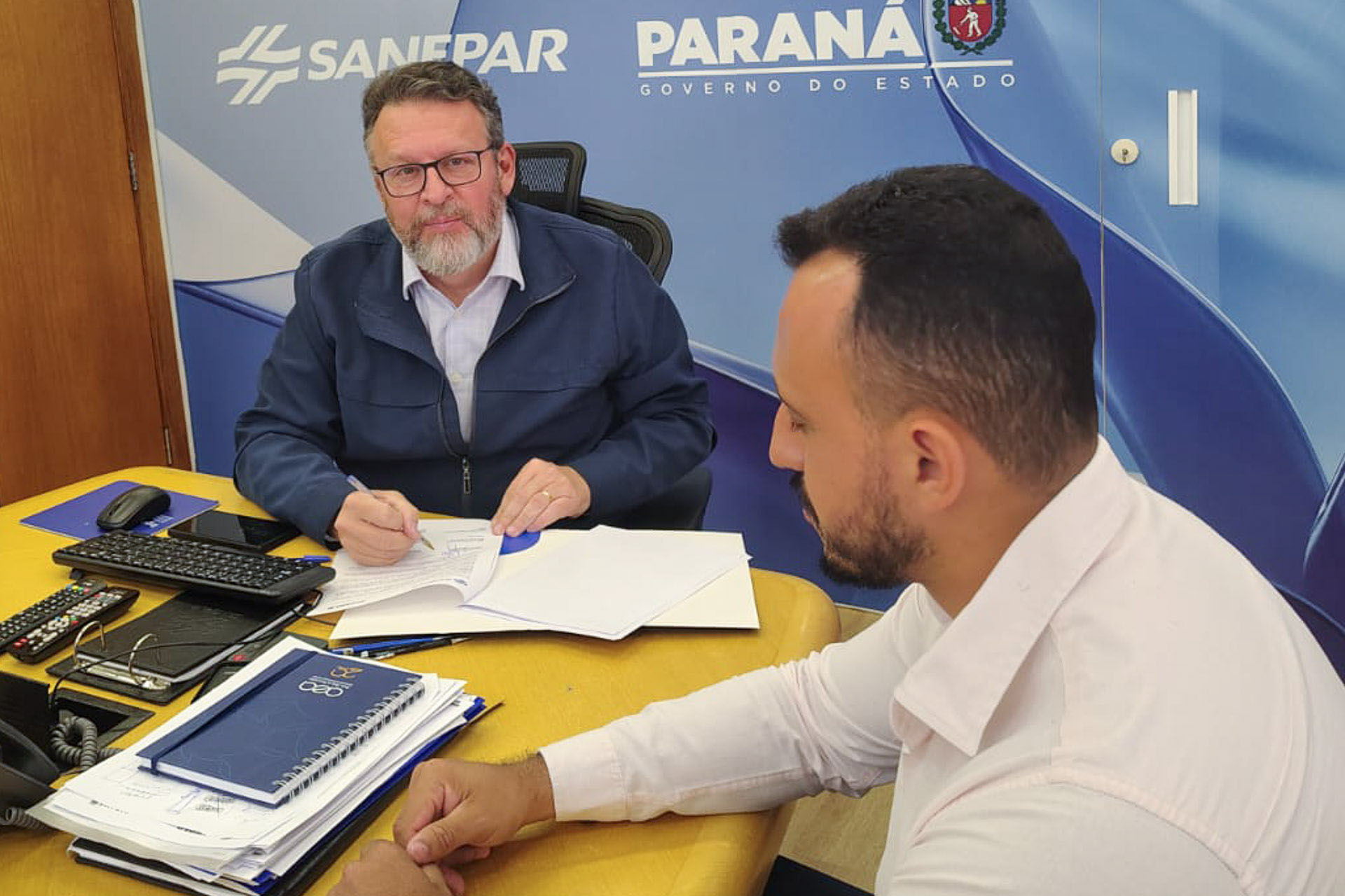Sanepar firma parcerias com Altamira do Paraná e Guaraci para ampliar abastecimento