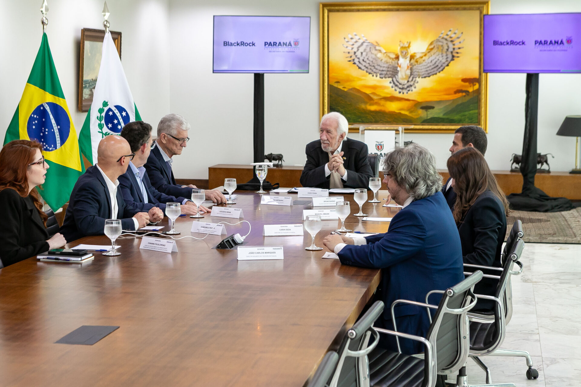Governo do Paraná e BlackRock anunciam parceria para buscar investimentos internacionais