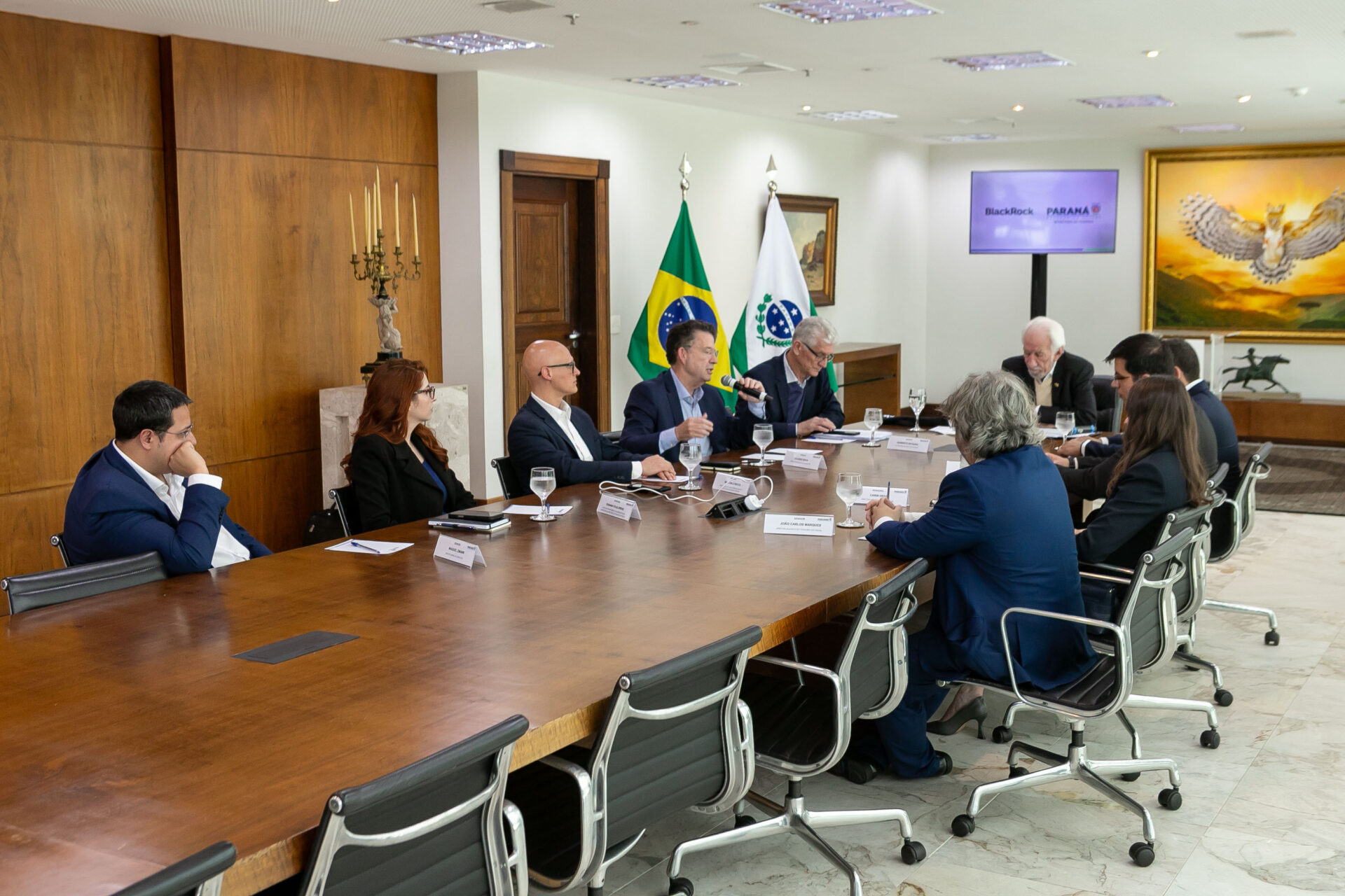 Governo do Paraná e BlackRock anunciam parceria para buscar investimentos internacionais