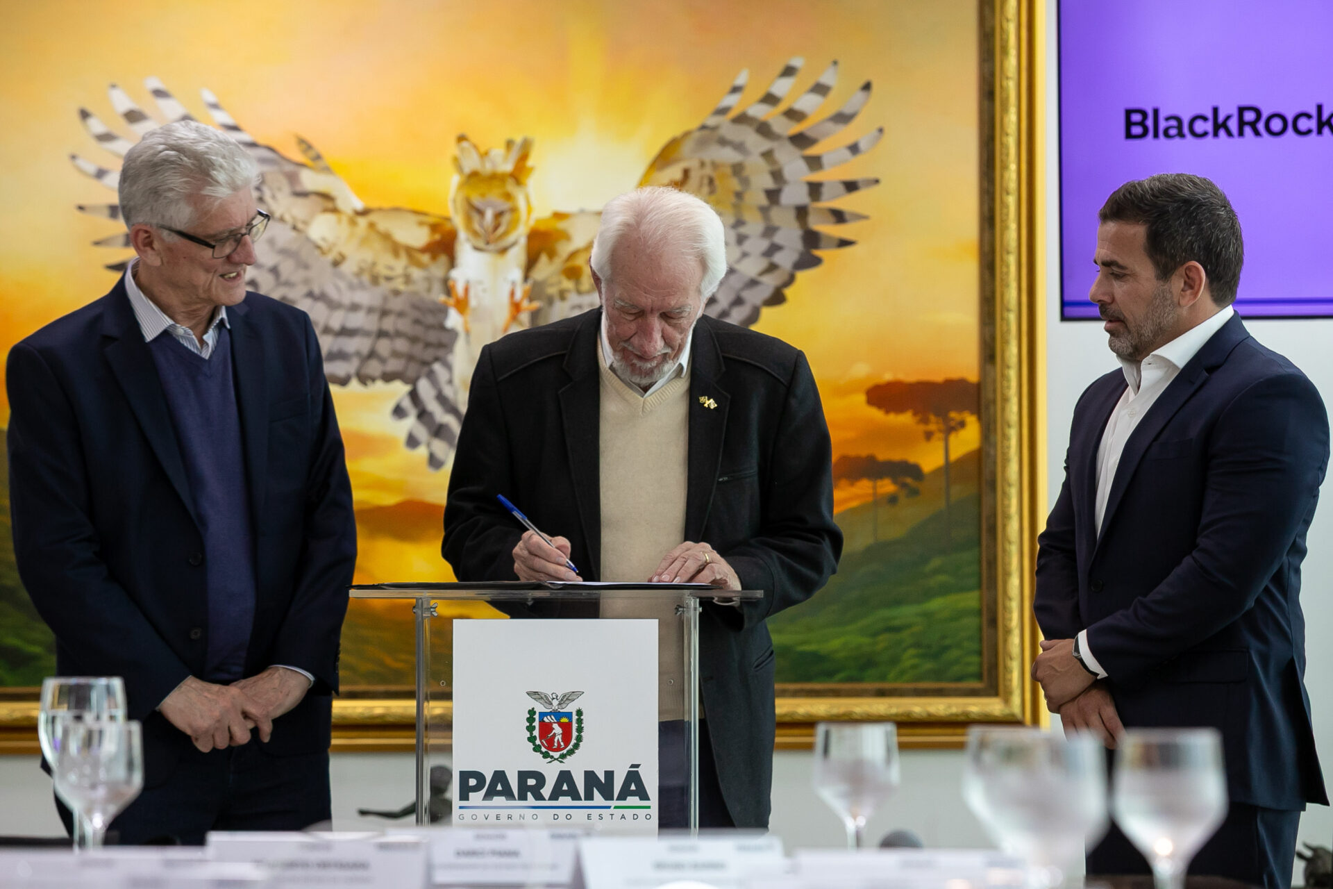 Governo do Paraná e BlackRock anunciam parceria para buscar investimentos internacionais