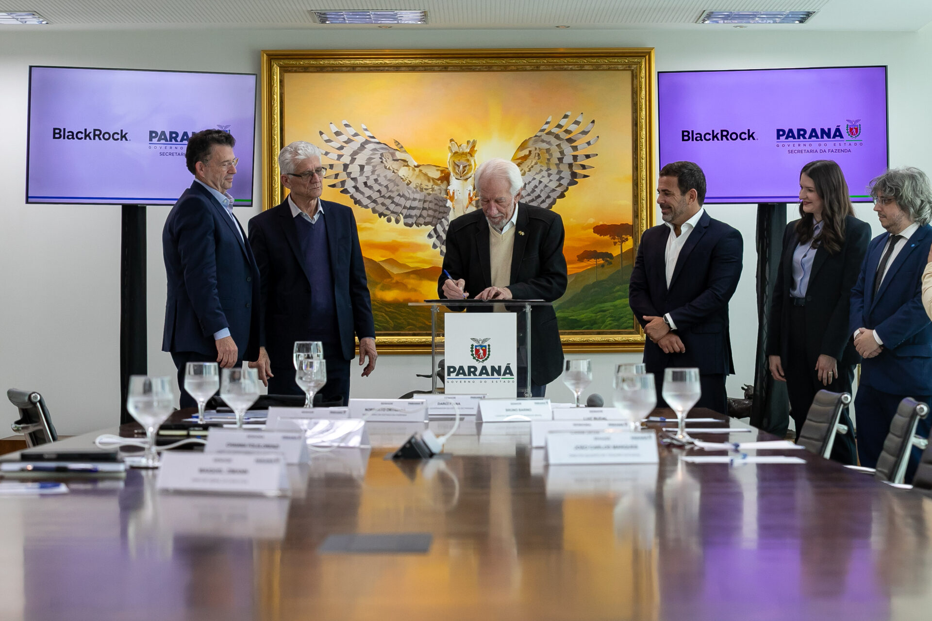 Governo do Paraná e BlackRock anunciam parceria para buscar investimentos internacionais