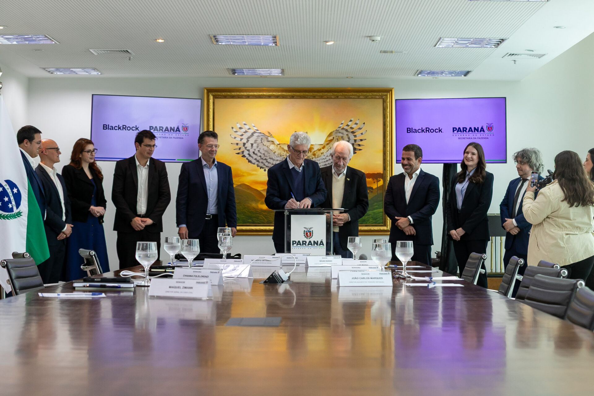 Governo do Paraná e BlackRock anunciam parceria para buscar investimentos internacionais