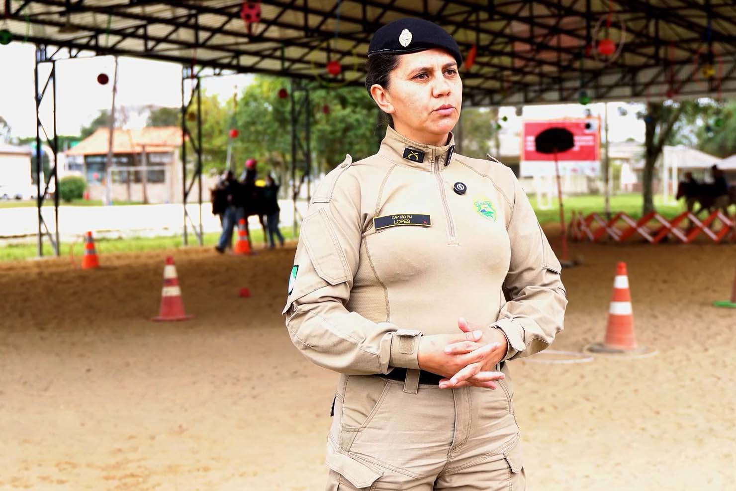 Projeto de equoterapia da Polícia Militar do Paraná amplia atendimento com apoio da Sanepar