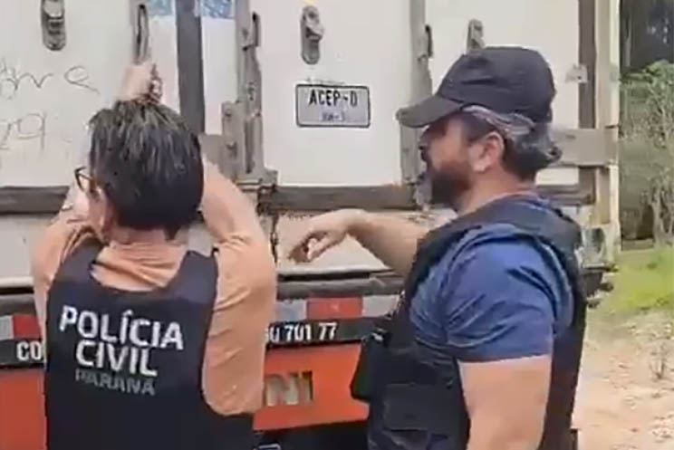 PCPR recupera carga de carne avaliada em R$ 700 mil que seria exportada para Dubai