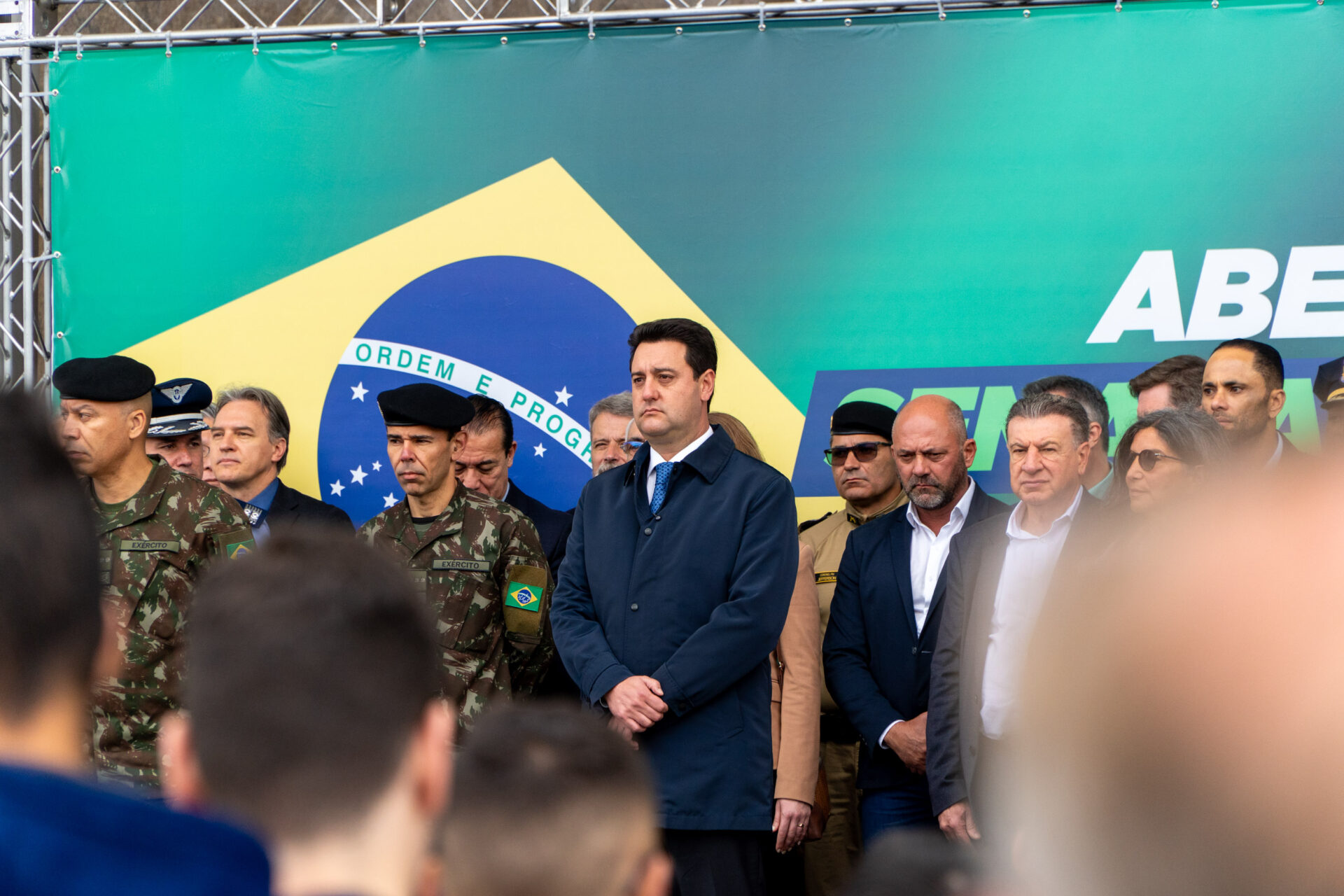 Cerimônia no Palácio Iguaçu celebra a independência e o início da Semana da Pátria