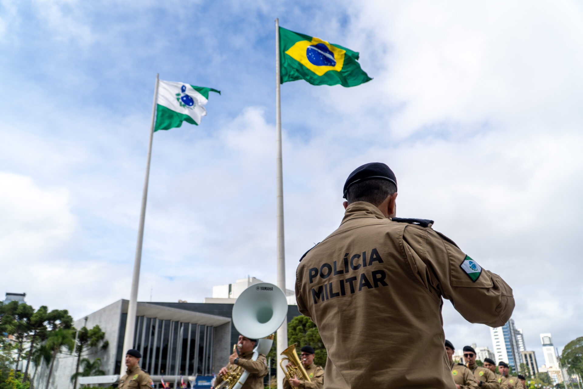 Cerimônia no Palácio Iguaçu celebra a independência e o início da Semana da Pátria