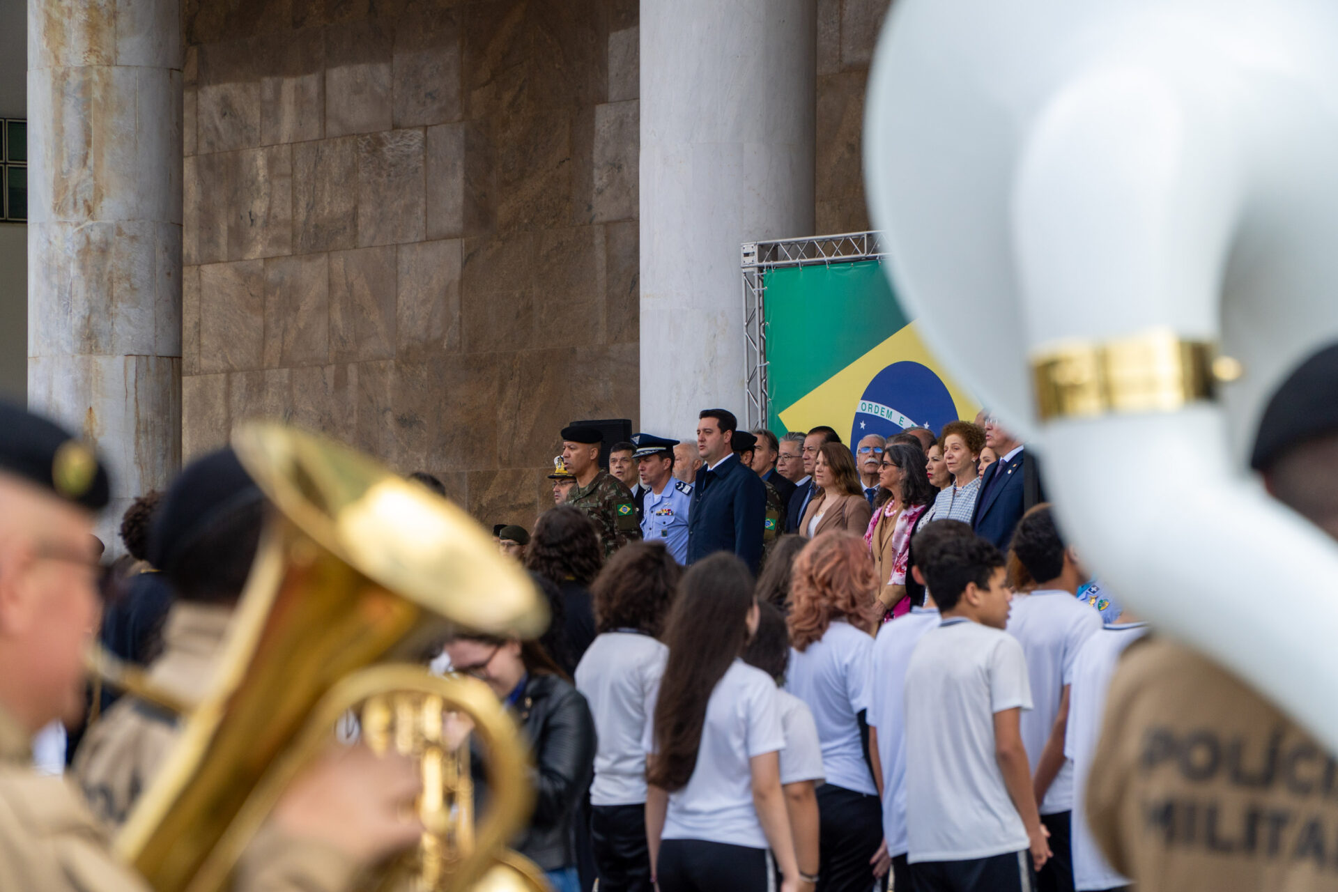 Cerimônia no Palácio Iguaçu celebra a independência e o início da Semana da Pátria