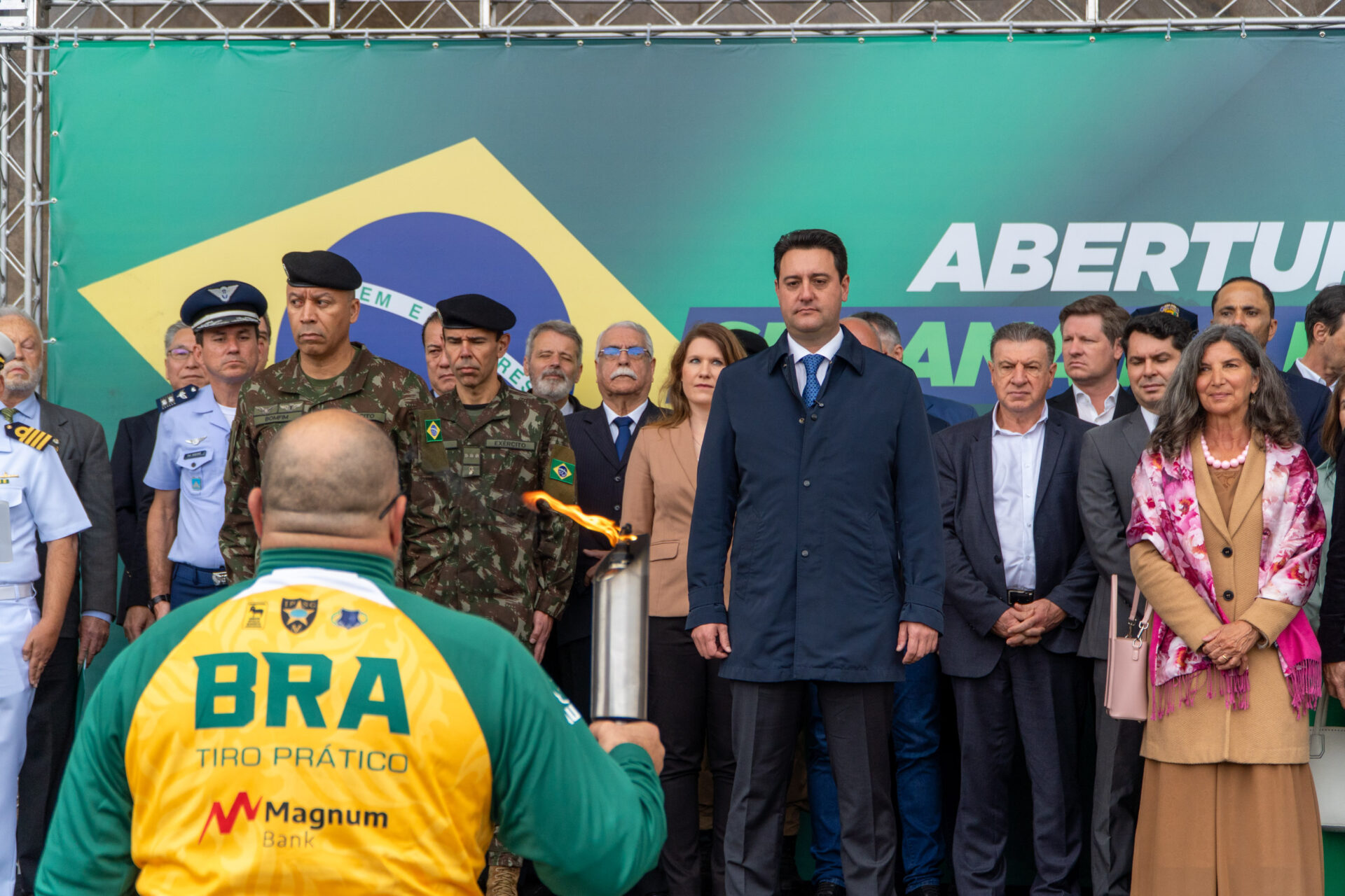 Cerimônia no Palácio Iguaçu celebra a independência e o início da Semana da Pátria