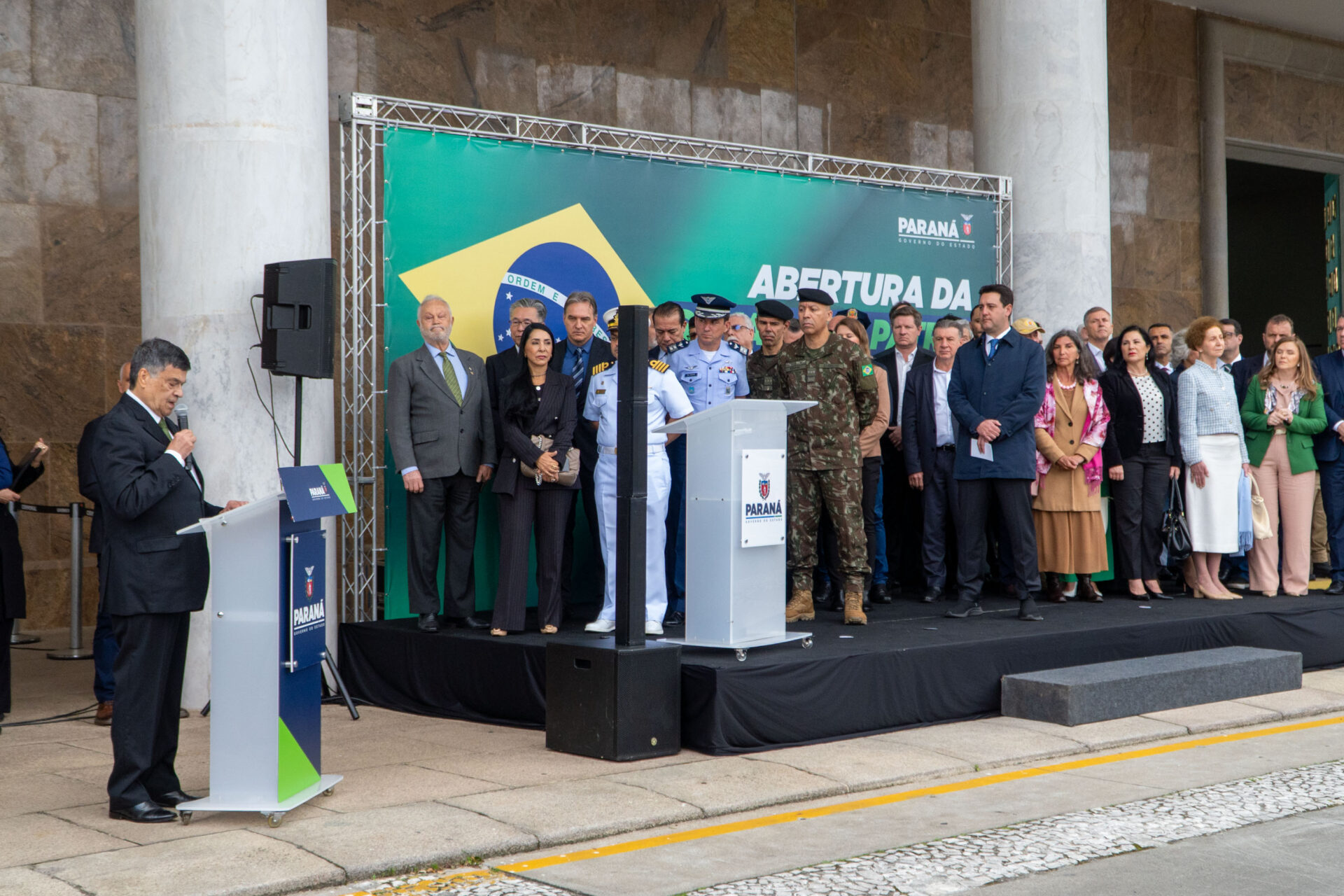 Cerimônia no Palácio Iguaçu celebra a independência e o início da Semana da Pátria