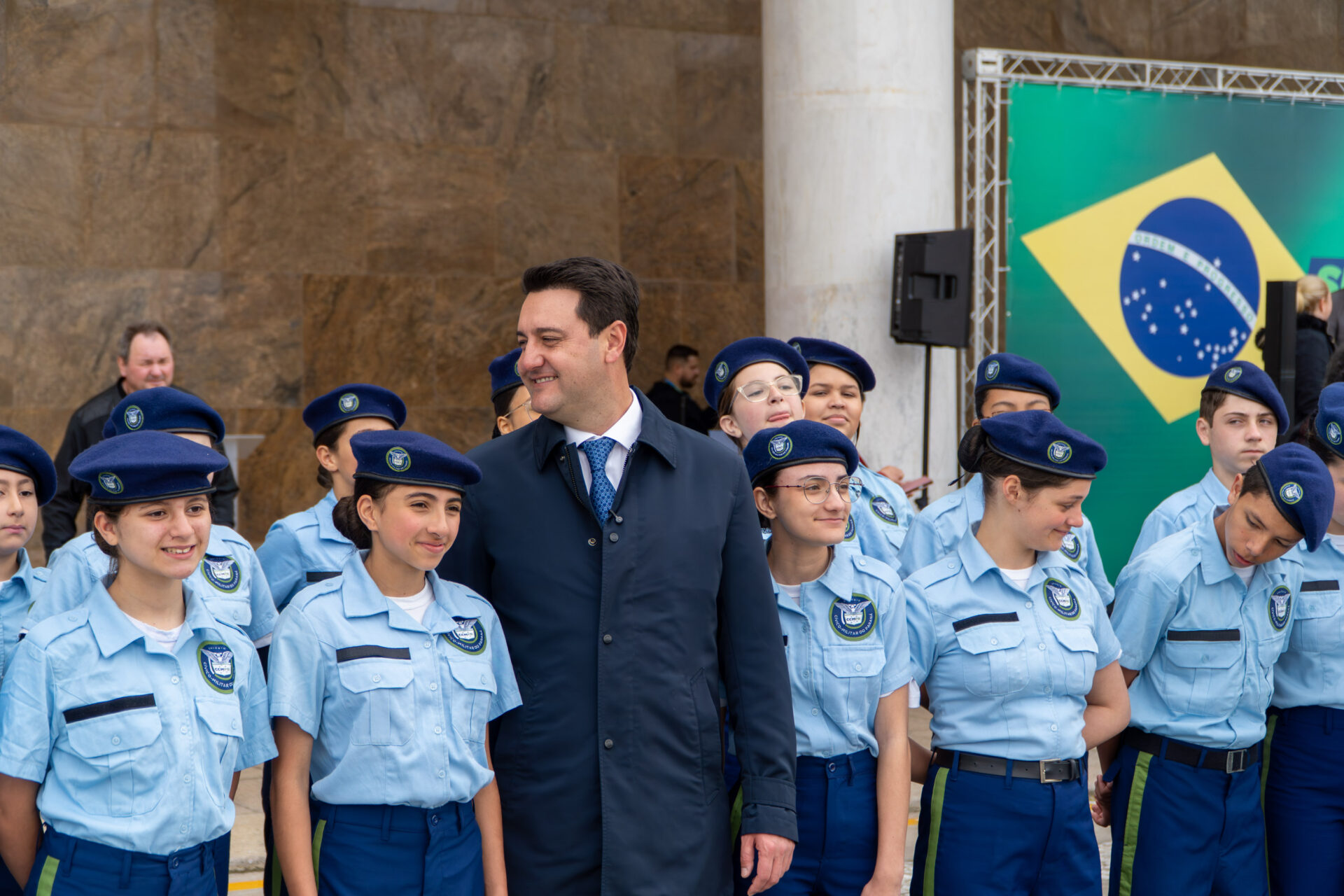 Cerimônia no Palácio Iguaçu celebra a independência e o início da Semana da Pátria