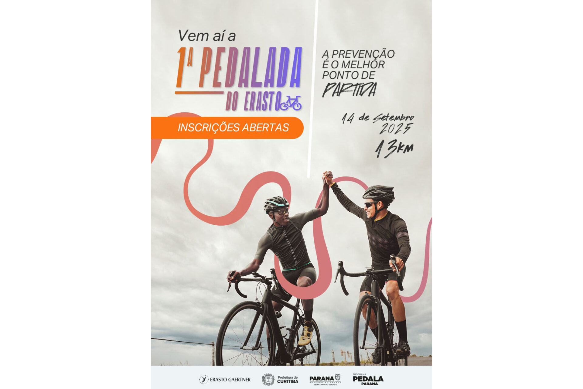Esporte e solidariedade: inscrições para a 1ª Pedalada do Erasto encerram nesta quinta