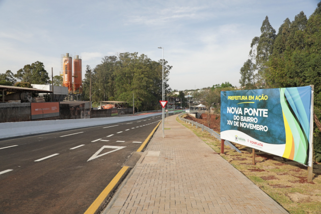 HISTÓRICO | Prefeitura entrega a nova Ponte do XIV de Novembro e encerra espera de décadas da comunidade da região Sul