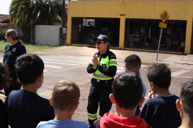 SNT 2025 | Crianças aprendem na prática sobre respeito e segurança no trânsito em ação da Transitar