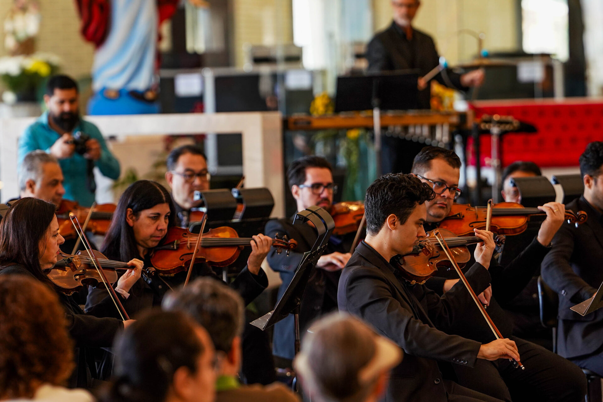 Orquestra Sinfônica do Paraná encanta o público na 1ª de duas apresentações em Colombo