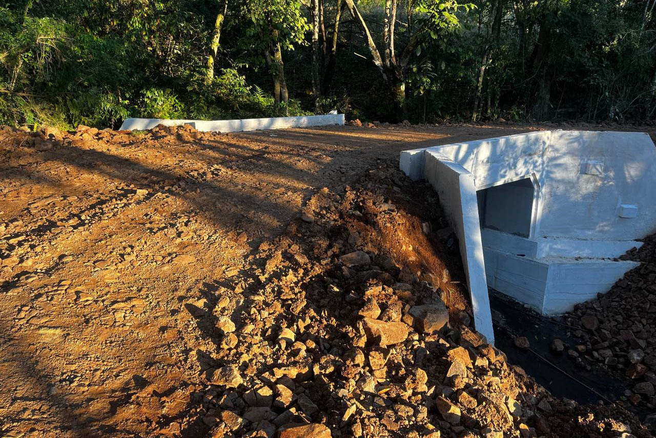 Investimento de R$ 157 mil: Grandes Rios terá uma nova ponte de concreto na área rural
