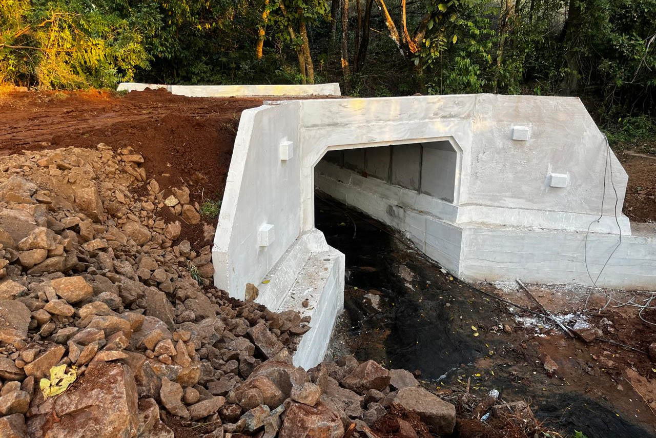 Investimento de R$ 157 mil: Grandes Rios terá uma nova ponte de concreto na área rural