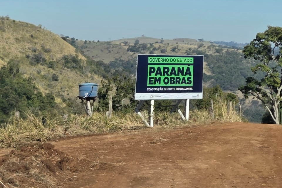 Investimento de R$ 157 mil: Grandes Rios terá uma nova ponte de concreto na área rural